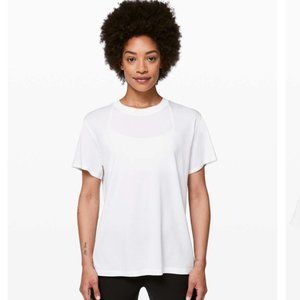 LULULEMON White All Yours Boyfriend Tee 2